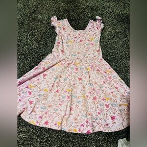 Disney Princess Jumping Beans Pink Skater T-shirt Dress - worn GUC size 8